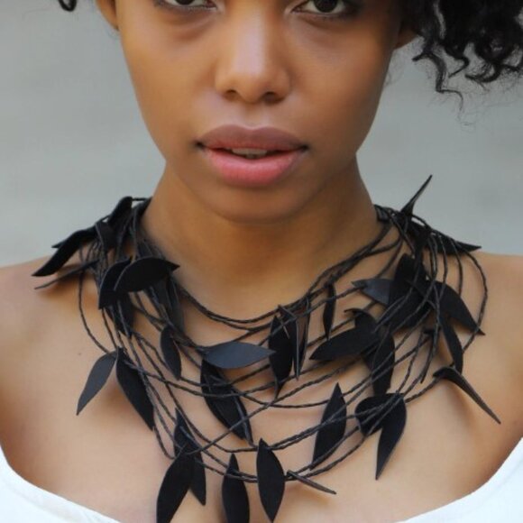 Leather Necklace - Picture 2 of 3